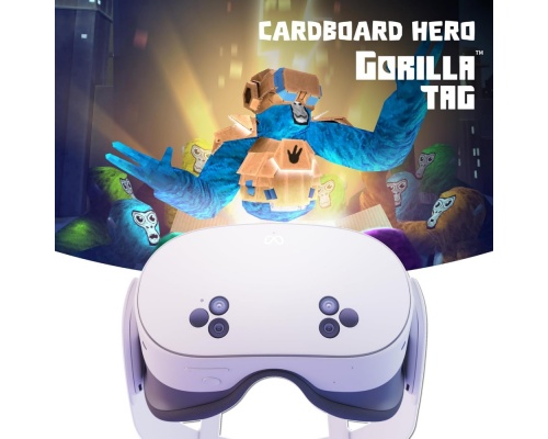 Meta Quest 3S Αυτόνομο VR Headset 128GB All-In-One Bundle Cardboard Gorilla Tag 