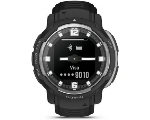 Garmin Instinct Crossover 45mm Αδιάβροχο Smartwatch με Παλμογράφο (Μαύρο) Garmin Instinct Crossover 45mm Αδιάβροχο Smartwatch με Παλμογράφο (Μαύρο)