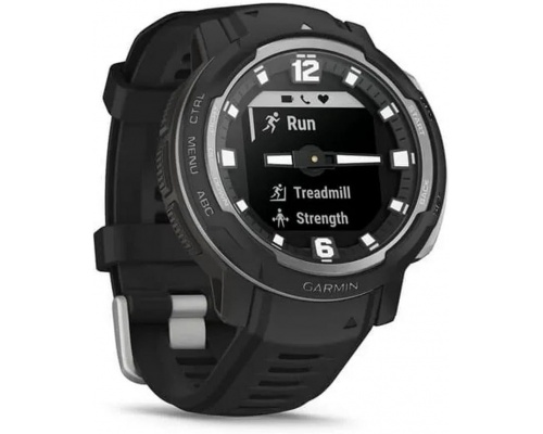Garmin Instinct Crossover 45mm Αδιάβροχο Smartwatch με Παλμογράφο (Μαύρο) Garmin Instinct Crossover 45mm Αδιάβροχο Smartwatch με Παλμογράφο (Μαύρο)