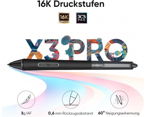 Xppen Deco Pro Gen 2 Graphics Tablet 16k Pressure Levels Wireless Connectivity Deco Pro Lw Ack05