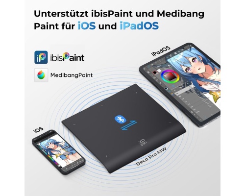 Xppen Deco Pro Gen 2 Graphics Tablet 16k Pressure Levels Wireless Connectivity Deco Pro Lw Ack05