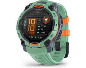 Garmin Instinct 3 AMOLED Aluminium 45mm Αδιάβροχο Smartwatch με Παλμογράφο (Neo Tropic with Neo Tropic Band)