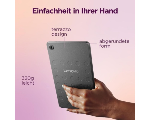 Lenovo Tab One 8.7" (4GB/64GB/Clear Case) Luna Grey