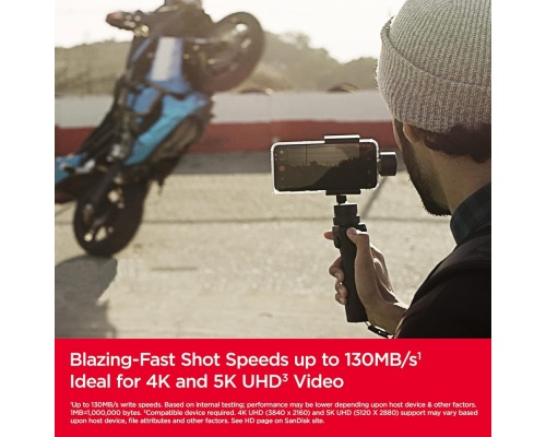 Sandisk Extreme microSDXC 1TB U3 V30 A2 UHS-I με αντάπτορα