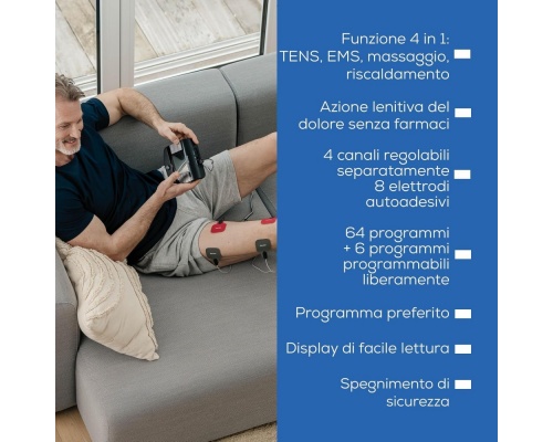 Beurer EM89 EMS / TENS Φορητή Συσκευή Παθητικής Γυμναστικής Beurer EM89 EMS / TENS Φορητή Συσκευή Παθητικής Γυμναστικής