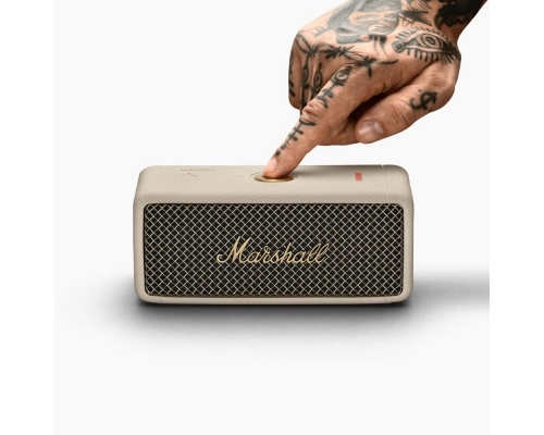 Marshall Emberton II Αδιάβροχο Ηχείο Bluetooth 20W με Διάρκεια Μπαταρίας έως 30 ώρες Cream Marshall Emberton II Αδιάβροχο Ηχείο Bluetooth 20W με Διάρκεια Μπαταρίας έως 30 ώρες Cream