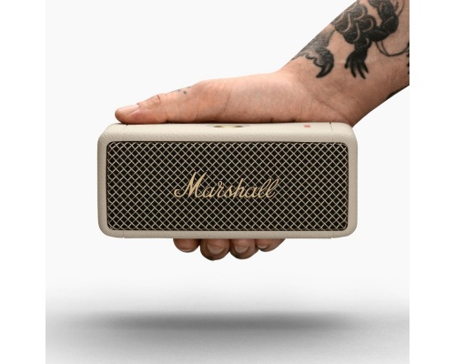 Marshall Emberton II Αδιάβροχο Ηχείο Bluetooth 20W με Διάρκεια Μπαταρίας έως 30 ώρες Cream Marshall Emberton II Αδιάβροχο Ηχείο Bluetooth 20W με Διάρκεια Μπαταρίας έως 30 ώρες Cream