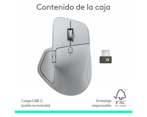 Logitech MX Master 4 Ασύρματο Εργονομικό Ποντίκι Γκρι