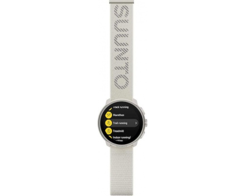 Suunto Run Stainless Steel 46mm Smartwatch με Παλμογράφο (Frost Gray)