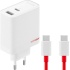 OnePlus Φορτιστής GaN με Θύρα USB-A και Θύρα USB-C και Καλώδιο USB-C - USB-C 80W Λευκός (SUPERVOOC) OnePlus Φορτιστής GaN με Θύρα USB-A και Θύρα USB-C και Καλώδιο USB-C - USB-C 80W Λευκός (SUPERVOOC)