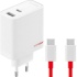 OnePlus Φορτιστής GaN με Θύρα USB-A και Θύρα USB-C και Καλώδιο USB-C - USB-C 80W Λευκός (SUPERVOOC) OnePlus Φορτιστής GaN με Θύρα USB-A και Θύρα USB-C και Καλώδιο USB-C - USB-C 80W Λευκός (SUPERVOOC)