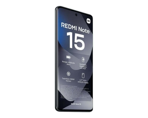 Xiaomi Redmi Note 15 4G Dual SIM (6/128GB) Μαύρο