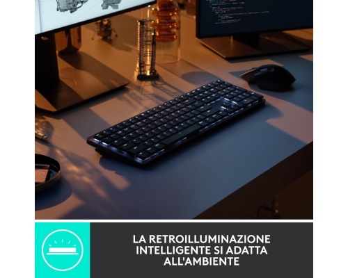 Logitech MX Mechanical Tactile Ασύρματο Bluetooth Πληκτρολόγιο Αγγλικό US Logitech MX Mechanical Tactile Ασύρματο Bluetooth Πληκτρολόγιο Αγγλικό US