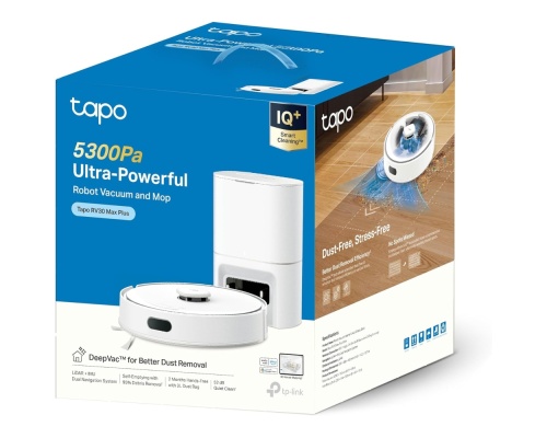 TP-LINK Tapo Rv30 Max Plus Σκούπα Ρομπότ για Σκούπισμα & Σφουγγάρισμα με Χαρτογράφηση και Wi-Fi Λευκη TP-LINK Tapo Rv30 Max Plus Σκούπα Ρομπότ για Σκούπισμα & Σφουγγάρισμα με Χαρτογράφηση και Wi-Fi Λευκη
