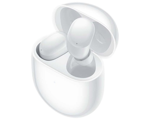 Xiaomi Redmi Buds 4 Bluetooth Handsfree Ακουστικά με Αντοχή στον Ιδρώτα και Θήκη Φόρτισης Λευκά