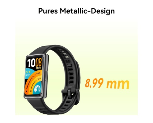 HUAWEI Band 11 Pro Αδιάβροχο με Παλμογράφο Black