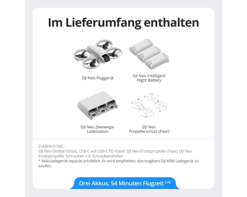 DJI Neo Drone Combo με 3 μπαταριςες -Χωρις Χειριστήριο