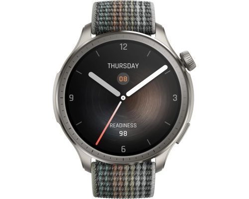 Amazfit Balance Aluminium 46mm Αδιάβροχο Smartwatch με Παλμογράφο (Sunset Grey)