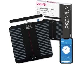 BEURER BF990 Smart Ζυγαριά με Bluetooth σε Μαύρο χρώμα