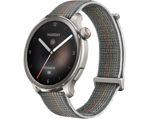 Amazfit Balance Aluminium 46mm Αδιάβροχο Smartwatch με Παλμογράφο (Sunset Grey)