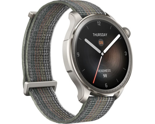 Amazfit Balance Aluminium 46mm Αδιάβροχο Smartwatch με Παλμογράφο (Sunset Grey)
