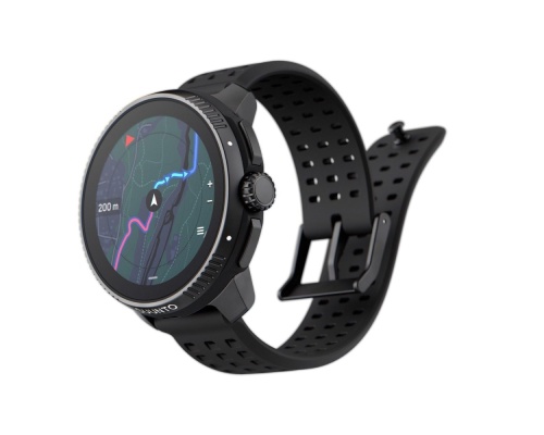 Suunto Race Stainless Steel 49mm Αδιάβροχο Smartwatch με Παλμογράφο (All Black)