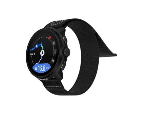 Suunto Run Stainless Steel 46mm Smartwatch με Παλμογράφο (All Black)
