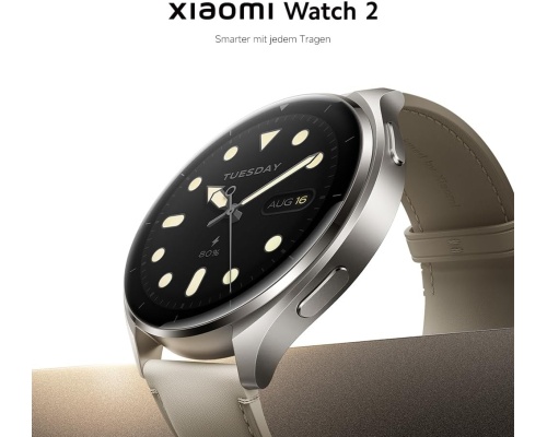 Xiaomi Watch 2 47mm Αδιάβροχο με Παλμογράφο (Titan)