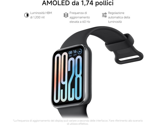 Xiaomi Smart Band 9 Pro Αδιάβροχο με Παλμογράφο Obsidian Black