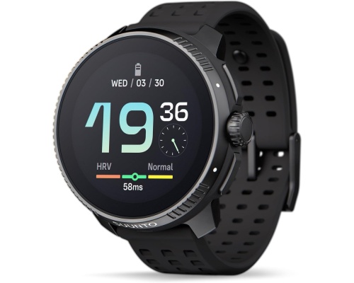 Suunto Race Stainless Steel 49mm Αδιάβροχο Smartwatch με Παλμογράφο (All Black)