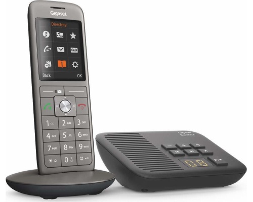 Gigaset CL660A Ασύρματο Τηλέφωνο με Ελληνικό Μενού Γκρι