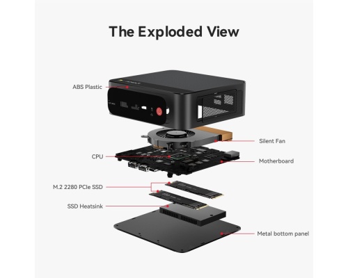 Beelink SER5 Max Mini PC (Ryzen 7 7735HS/24GB DDR5/500GB SSD/W11 Pro) Beelink SER5 Max Mini PC (Ryzen 7 7735HS/24GB DDR5/500GB SSD/W11 Pro)