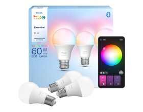 Philips Smart Λάμπες LED 8W για Ντουί E27 και Σχήμα A60 Θερμό Λευκό 806lm 3τμχ