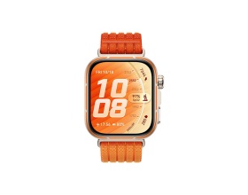 Huawei Watch Fit 5 Pro Titanium 44mm Αδιάβροχο με Παλμογράφο (Πορτοκαλί)
