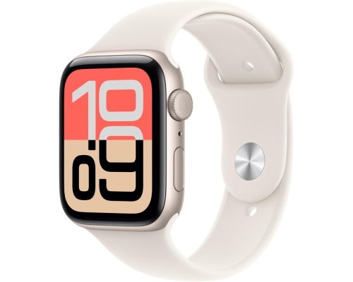 Apple Watch SE 3 Aluminium 44mm Αδιάβροχο με Παλμογράφο (Starlight Aluminium Case with Starlight Sport Band - S/M) Apple Watch SE 3 Aluminium 44mm Αδιάβροχο με Παλμογράφο (Starlight Aluminium Case with Starlight Sport Band - S/M)