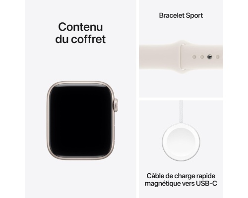Apple Watch SE 3 Aluminium 44mm Αδιάβροχο με Παλμογράφο (Starlight Aluminium Case with Starlight Sport Band - S/M) Apple Watch SE 3 Aluminium 44mm Αδιάβροχο με Παλμογράφο (Starlight Aluminium Case with Starlight Sport Band - S/M)