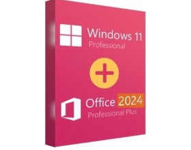 Microsoft Windows 11 Professional + Office 2024 Pro Plus 1 Licence Multi-Language σε Ηλεκτρονική άδεια