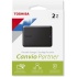 Toshiba Canvio Partner USB 2.0 / USB 3.0 Εξωτερικός HDD 2TB 2.5" Μαύρο Toshiba Canvio Partner USB 2.0 / USB 3.0 Εξωτερικός HDD 2TB 2.5" Μαύρο