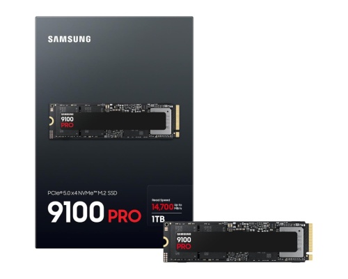 Samsung 9100 Pro SSD 1TB τύπου M.2 με σύνδεση PCI Express 5.0 (PS5 Compatible) MZ-VAP1T0BW Samsung 9100 Pro SSD 1TB τύπου M.2 με σύνδεση PCI Express 5.0 (PS5 Compatible) MZ-VAP1T0BW