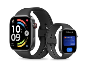 Xiaomi Redmi Watch 6 NFC Aluminium 46mm με Παλμογράφο (Obsidian Black)