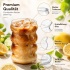 ALINK Σετ Ποτήρια Plus Size από Γυαλί 530ml 4μχ
