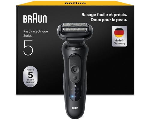 Braun Men's Electric Shaver Series 5 52-N1000SI Black bulk box