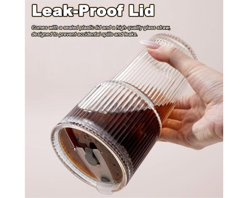 Lxoraziy Σετ Ποτήρια Long Drink από Γυαλί 600ml 4μχ