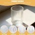 Ausune  Σετ Ποτήρια Νερού από Γυαλί Clear Crystal 410ml 6μχ