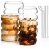ALINK Σετ Ποτήρια Plus Size από Γυαλί 530ml 4μχ