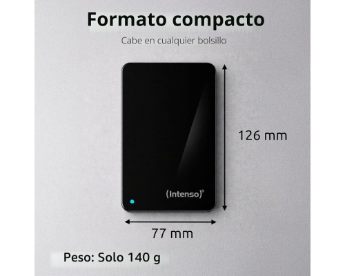 Intenso Memory Case USB 3.0 Εξωτερικός HDD 8TB 2.5" Μαύρο