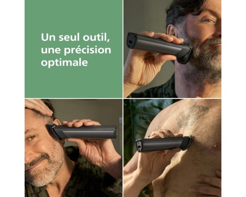 Philips Trimmer Σετ Κουρευτικής Μηχανής Γκρι MG7961/15