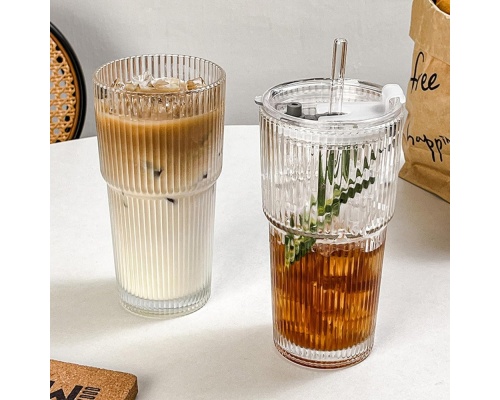 Lxoraziy Σετ Ποτήρια Long Drink από Γυαλί 600ml 4μχ