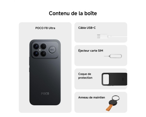 Xiaomi Poco F8 Ultra 5G Dual SIM (12/256GB) Μαύρο