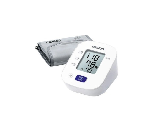 Omron X2 Essential Digital Upper Arm Blood Pressure Monitor Clinically Validated Blood Pressure Meter Irregular Heartbeat Hypertension Detection Cuff Fit Control 22-32cm